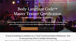 Desktop Screenshot of bodylanguagecode.com