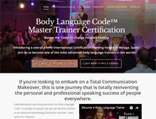 Tablet Screenshot of bodylanguagecode.com